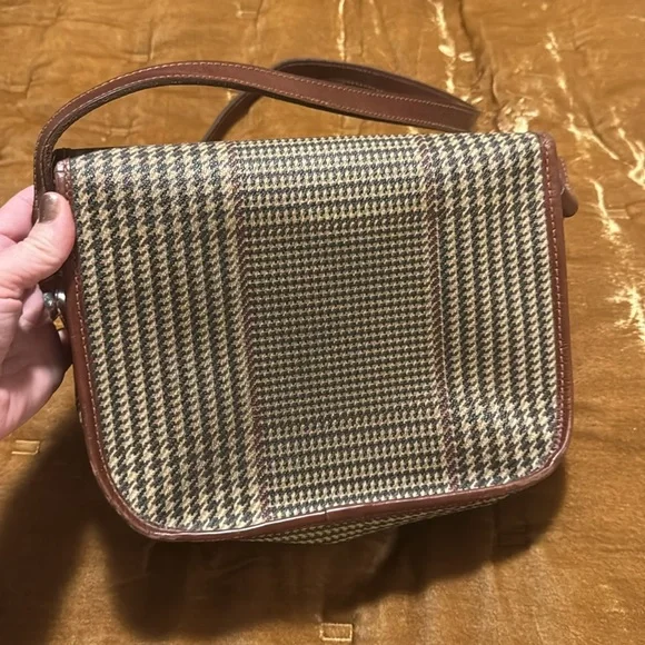 Polo RL houndstooth vintage crossbody.